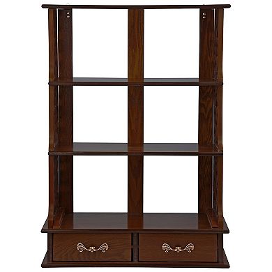 Chinese Chippendale-style Triple Shelf Hardwood Curio
