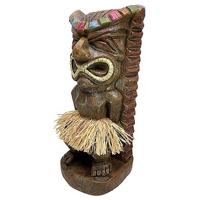 Pau Hana Hawaiian Tiki Totem Statue