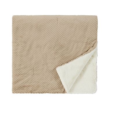 5th Avenue Lux Chevron Throw Blanket