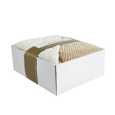 5th Avenue Lux Chevron Throw Blanket