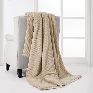 5th Avenue Lux Chevron Throw Blanket