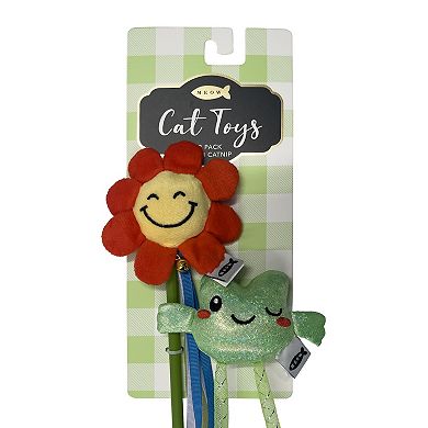 Meow Flower Frog Catnip Plush Cat Teaser