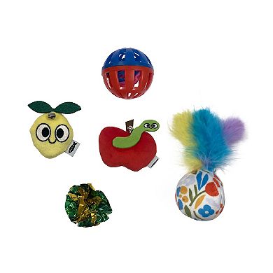 Meow Catnip Plush Toy 5 pk.