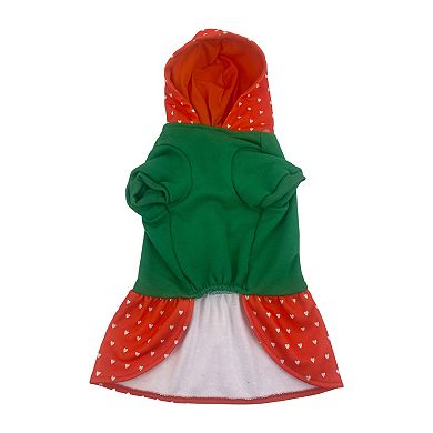 Woof Berry Sweet Hooded Doggy Dress