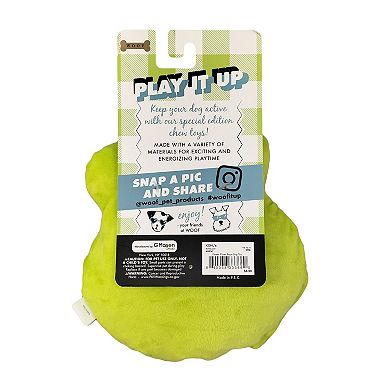 Woof Frog Plush Dog Toy