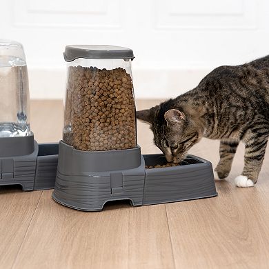 Kitty City Small Gravity Feeder 2-Piece Set