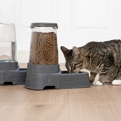Kitty City Small Gravity Feeder 2-Piece Set