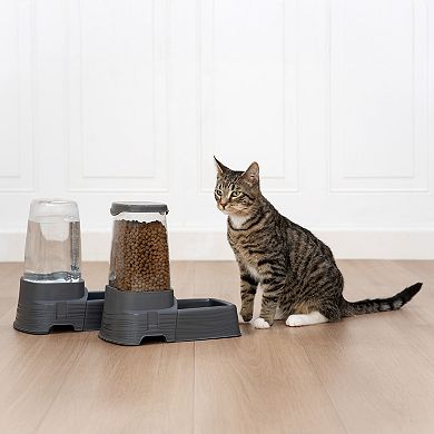 Kitty City Small Gravity Feeder 2-Piece Set