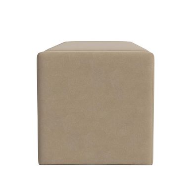 HomePop Copenhagen Plush Storage Bench