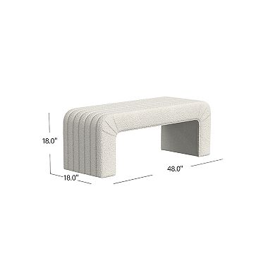 HomePop Arch Channel Bench