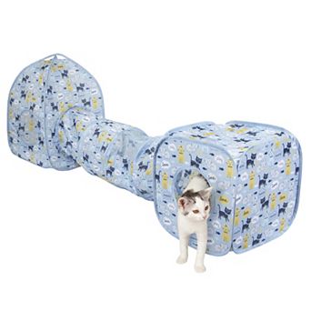 Kitty City Cat Collage Play Tunnel 3 pc Set