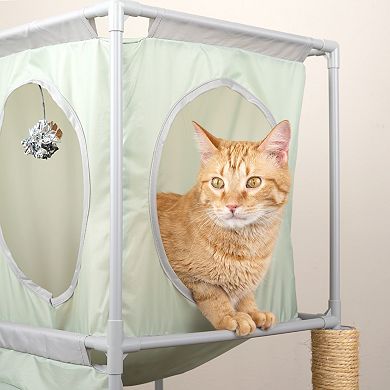 Kitty City KC Pipe and Drape Cat Tree
