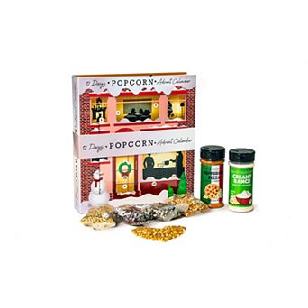 Wabash Valley Farms Flavorful Popcorn 12 Day Holiday Advent Calendar Set