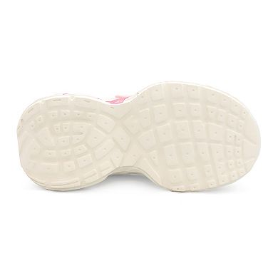 Yoki Chuck Girls' Hearts All Over Lace Up Sneaker