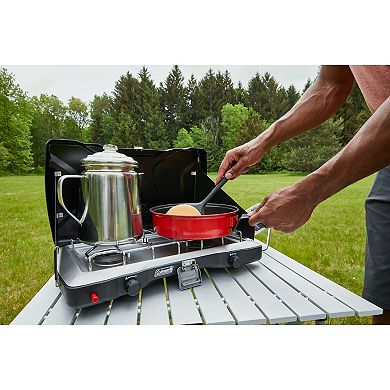 Coleman® Triton+ 2-Burner Propane Gas Camping Stove