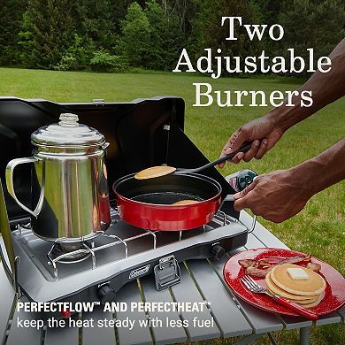 Coleman® Triton+ 2-Burner Propane Gas Camping Stove