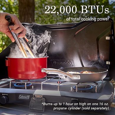 Coleman® Triton+ 2-Burner Propane Gas Camping Stove