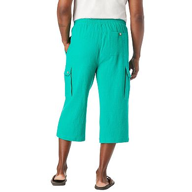 KingSize Men's Big & Tall Gauze Cargo Judo Shorts