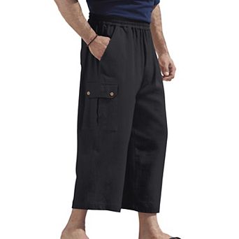 KingSize Men's Big & Tall Gauze Cargo Judo Shorts