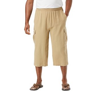 KingSize Men's Big & Tall Gauze Cargo Judo Shorts