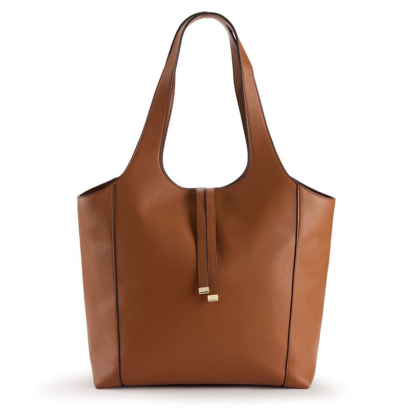 LC Lauren Conrad Sienna Tie Tote Bag, Saddle