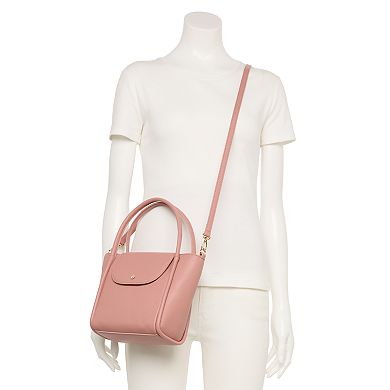LC Lauren Conrad Quinn Mini Tote Crossbody Bag