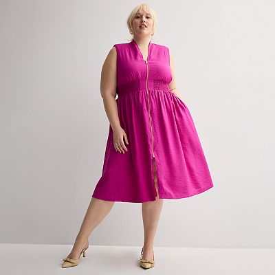 green emerald velvet dress Ever-Pretty Inclusive Plus Size Lace Midi Dress with Flutter Sleeves for Mothers of The Bride main image 0