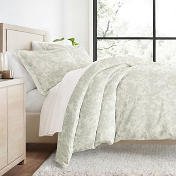 Urban Loft's 3 pc Patterned Duvet Bedding Set - Weathered Floral