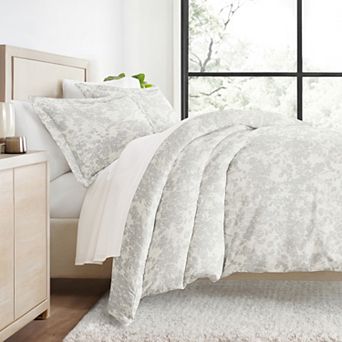 Urban Loft's 3 pc Patterned Duvet Bedding Set - Weathered Floral