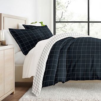Urban Loft's 3 pc Reversible Duvet Bedding Set in Rustic & Homey Patterns
