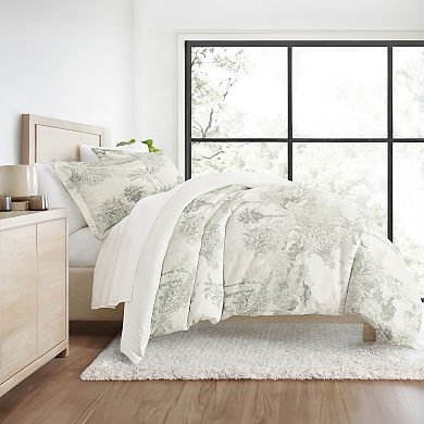 Urban Loft's 3 pc Patterned Duvet Bedding Set - Paradise Toile