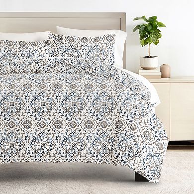 Urban Loft's 3 pc Patterned Duvet Bedding Set - Oasis