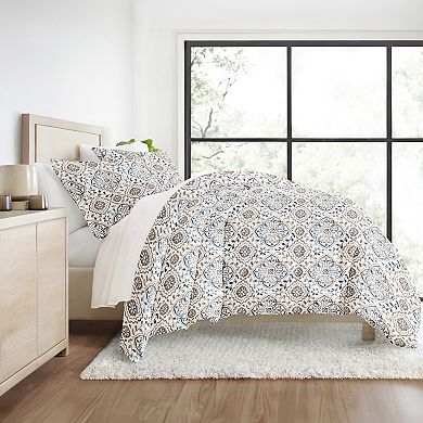 Urban Loft's 3 pc Patterned Duvet Bedding Set - Oasis