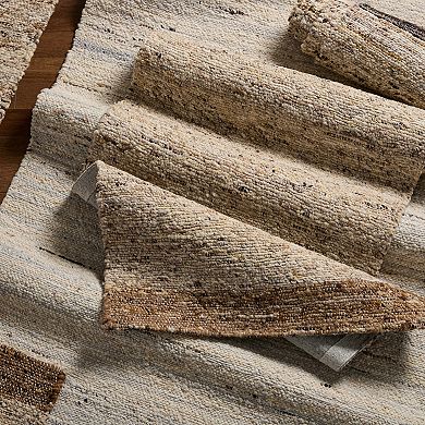 Town & Country Montana Textured Border Handcrafted 100% Wool Area Rug