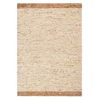 Town and Country Terra Montana Textured Border Handcrafted 100% Wool Area Rug