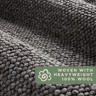 Town & Country Olea Bubble Texture Handcrafted 100% Wool Area Rug