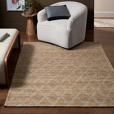 Town & Country Terra Sol Interwoven Diamond Hand-Knotted Flatwoven Area Rug
