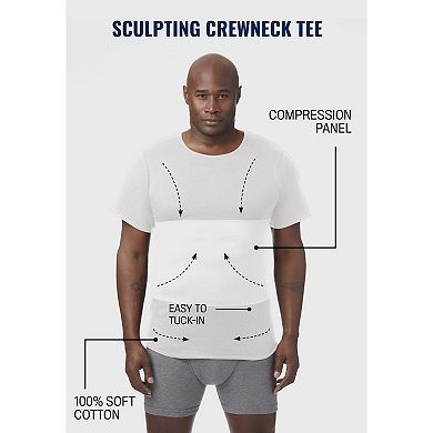 KingSize Men's Big & Tall Sculpting Crewneck