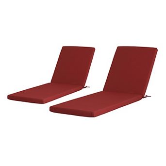Westintrends Outdoor/Patio Chaise Lounge Cushion (Set of 2), 70" x 21.5"