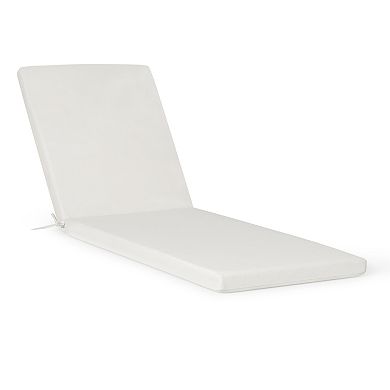Westintrends Outdoor/Patio Chaise Lounge Cushion (Set of 2), 74" x 22.5"
