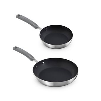 Zakarian by Dash TruPro 2 pc Stainless Steel Fry Pan Set