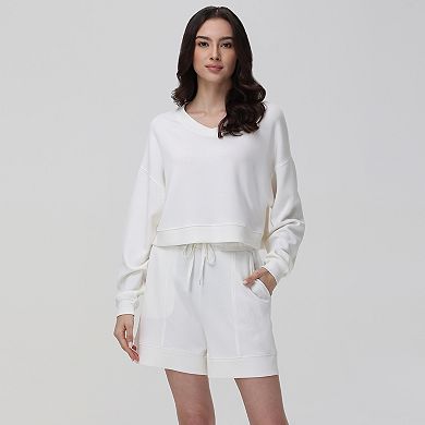 Women's Adyson Parker V-Neck Pajama Top & Pajama Shorts Set