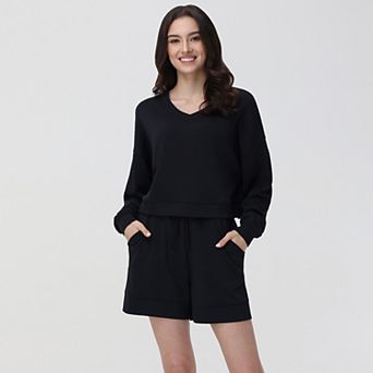 Women's Adyson Parker V-Neck Pajama Top & Pajama Shorts Set