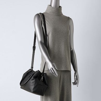 Simply Vera Vera Wang Blake Pinch Look Soft Satchel Bag