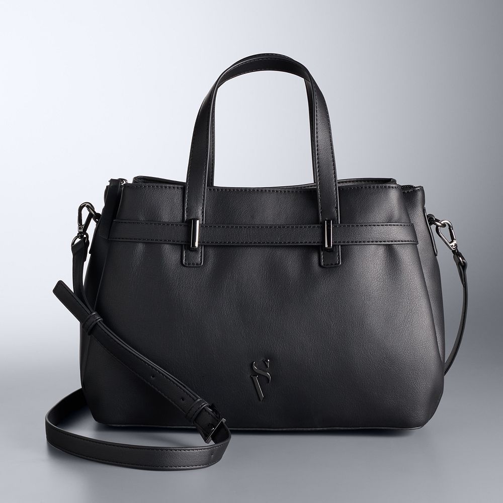 Simply Vera Vera Wang Valeria Belted Satchel Bag