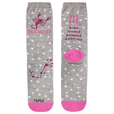 Scorpio Zodiac Sign Crew Sock