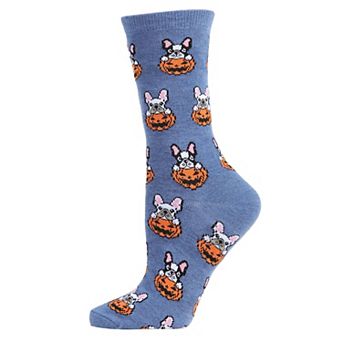 Pumpkin Puppy Holiday Crew Socks