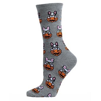 Pumpkin Puppy Holiday Crew Socks