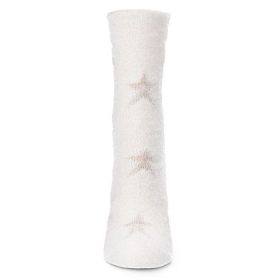 Metallic Star Cbd Infused Cozy Crew Socks