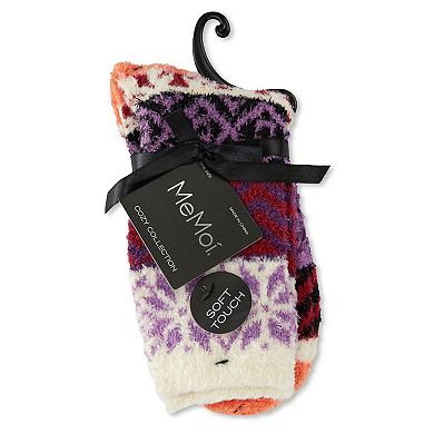 Snow Dazzle Geometric Cozy Crew Sock
